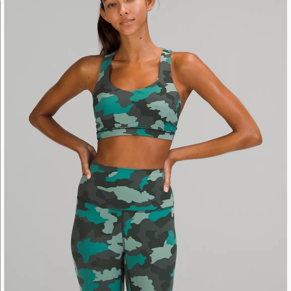 lululemon athletica Other - Lululemon Free to be Serene Bra light support size 8 in Le Tigre Camo Deep Coal